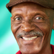 Portrait of happy senior African American man looking at camera